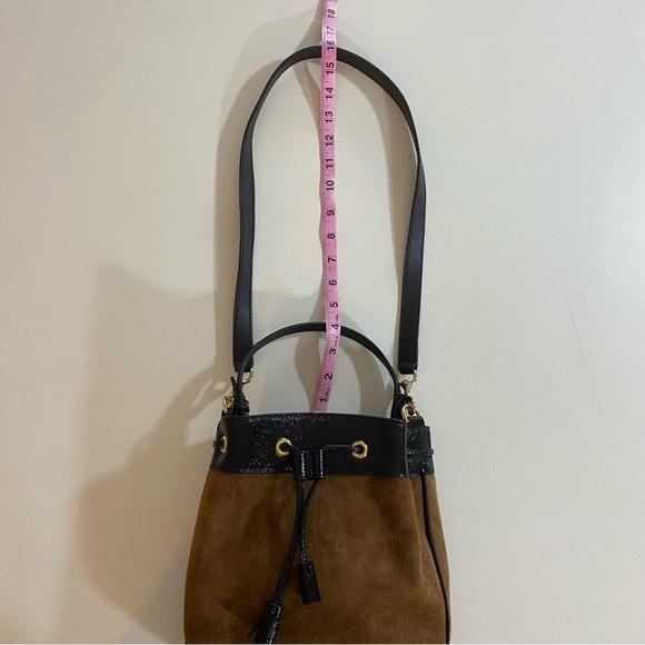 Gucci Suede Ophidia Bucket Bag With Web Detail - Picture 17 of 17